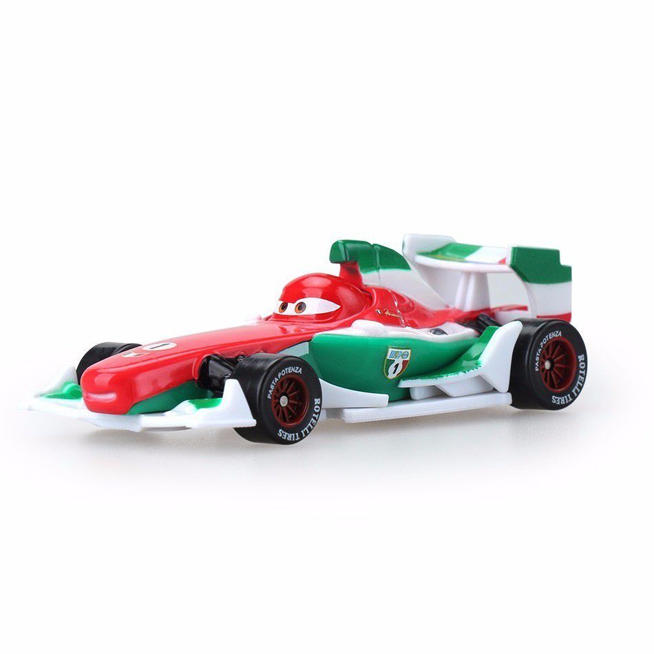 Mô hình xe hơi Pixar Cars 2 3 Lightning Mcqueen Mater Jackson Storm Ramirez tỉ lệ 1: 55 sáng tạo