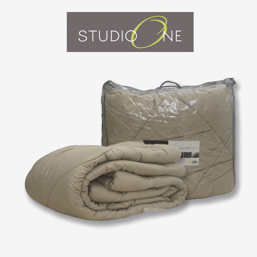 Chăn chần bông Studio One Jacquard Inspired, 1 cái (Latte)