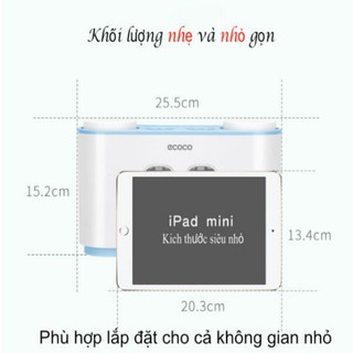[Giá sỉ] Bộ nhả kem đánh răng 4 cốc Ecoco