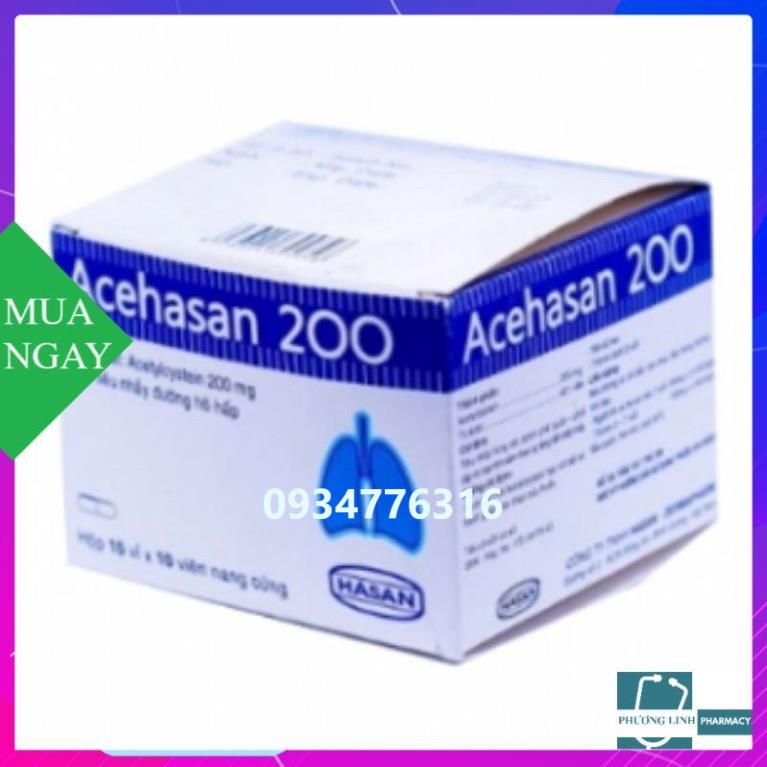 Ace hasan 200mg Hộp 100 viên 10 vỉ