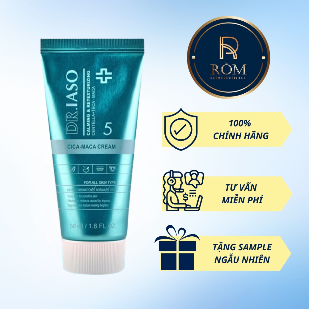 KEM DƯỠNG PHỤC HỒI TÁI TẠO DA DR. IASO CICA MACA CREAM