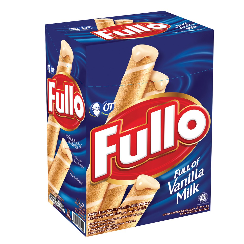 BÁNH QUẾ FULLO STICK WAFER (11gr x 24pcs)