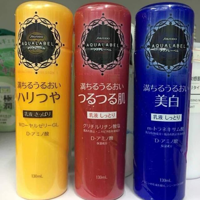 sữa dưỡng aqualabel Shiseido