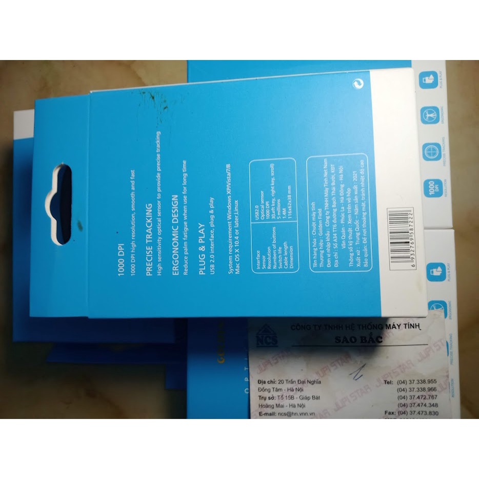 Chuột có dây Golden field MG 108