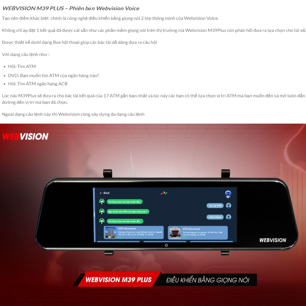 [Kèm Thẻ Nhớ 128Gb] Camera Hành Trình Webvision M39 Plus [Kèm Sim 4G] | BigBuy360 - bigbuy360.vn