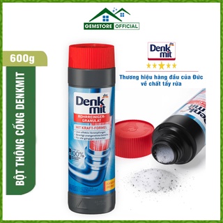 Bột thông tắc đường ống Denkmit Rohrreiniger Granulat 600g nhập khẩu Đức