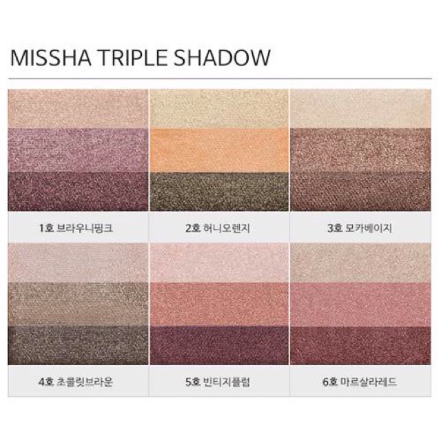 Phấn mắt 3 màu Missha The Style Triple Perfection Shadow