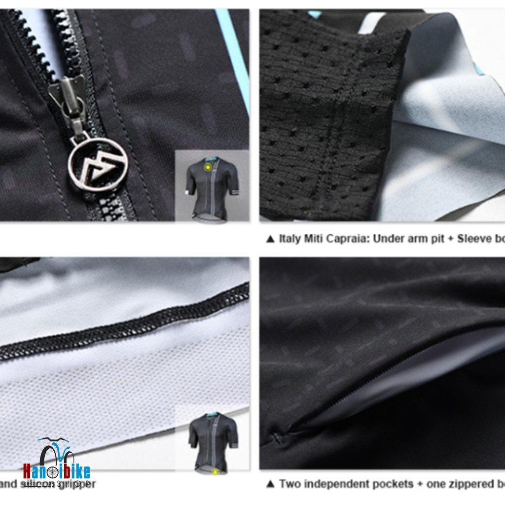 Áo đạp xe ngắn tay Monton PRO VENUCIA BLACK