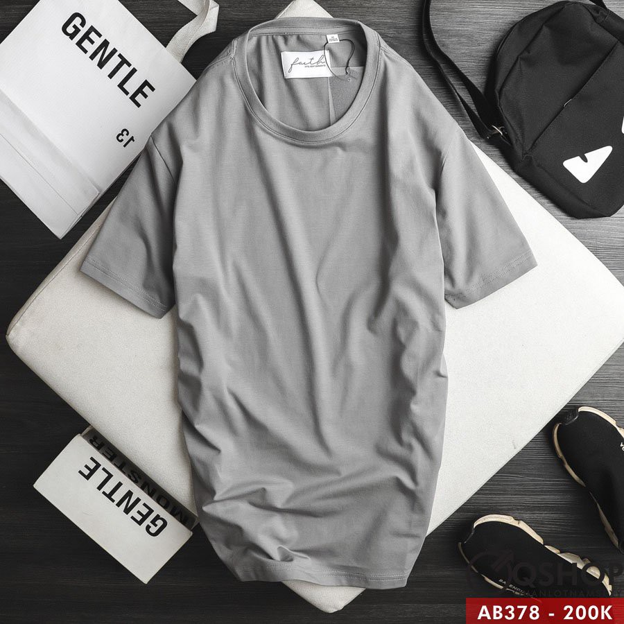 ÁO PHÔNG NAM ĐƠN GIẢN THUN COTTON CAO CẤP QSHOP AB378