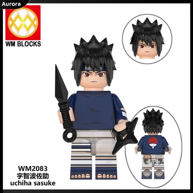 Mô Hình Đồ Chơi Lego Nhân Vật Naruto Akatsuki Sasuke Itachi Madara Obito WM6105 6106