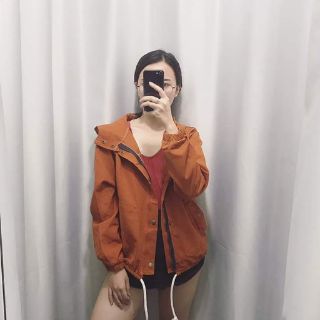 Áo khoác kaki nón unisex