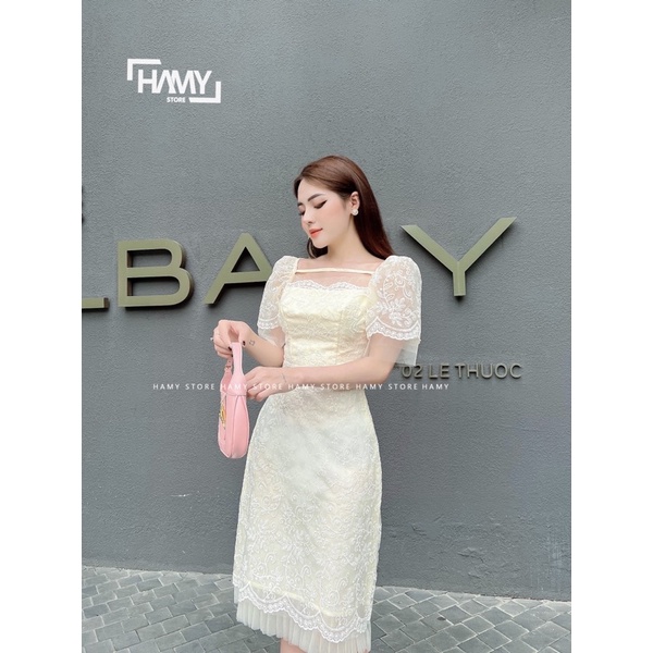 Đầm Dài Lưới Ren