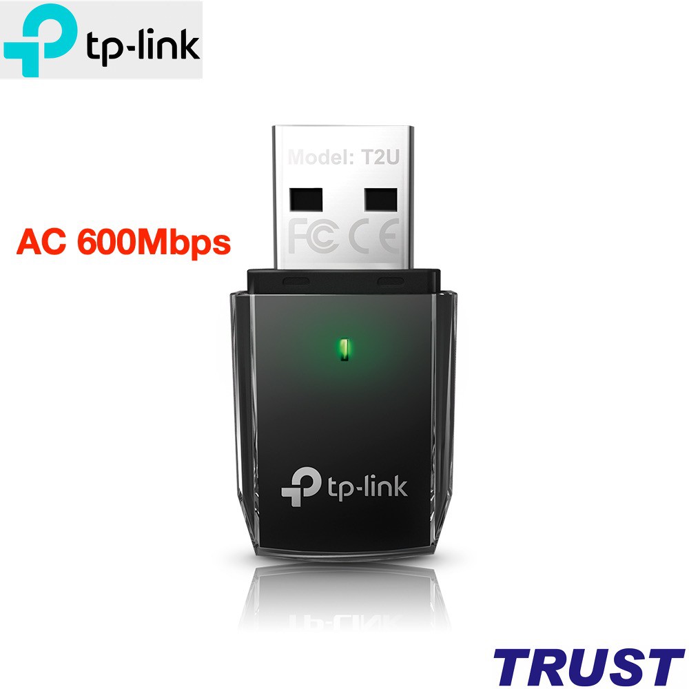 TP-Link AC 600Mbps USB wifi (USB thu wifi) -Archer T2U- Hàng Chính Hãng