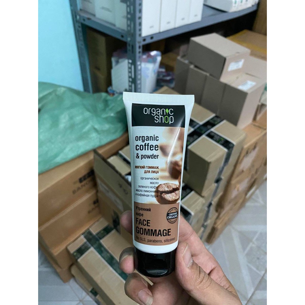 Tẩy da chết Organic Coffee – Sản phẩm giúp sáng sạch làn da