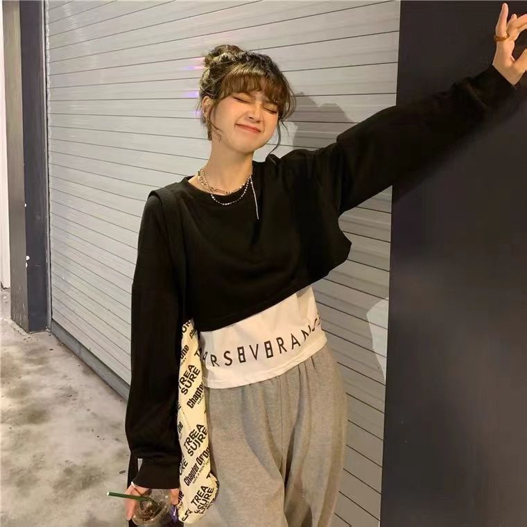 Áo Sweater Thể Thao Thiết Kế Mới Thời Trang Theo Phong Cách Hàn Quốc Cho Nữ