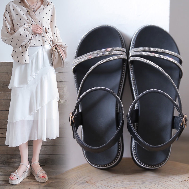 Giày Sandal Đế Cao Thời Trang Dành Cho Nữ