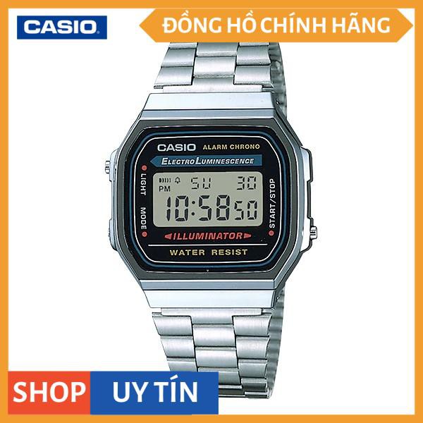 Đồng hồ Casio Nam Vintage A168WA-1 Chính Hãng [HÀNG CHÍNH HÃNG]