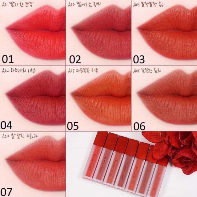 Son Black Rouge Các Màu