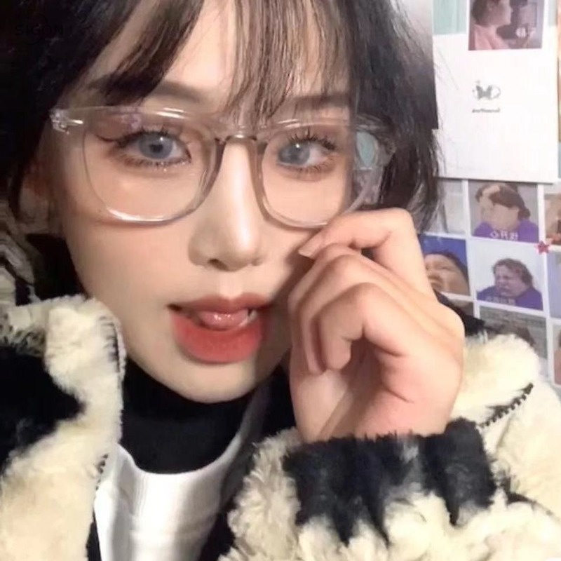 Kính Mát Trong Suốt Chống Bức Xạ Thời Trang Cho Nữ