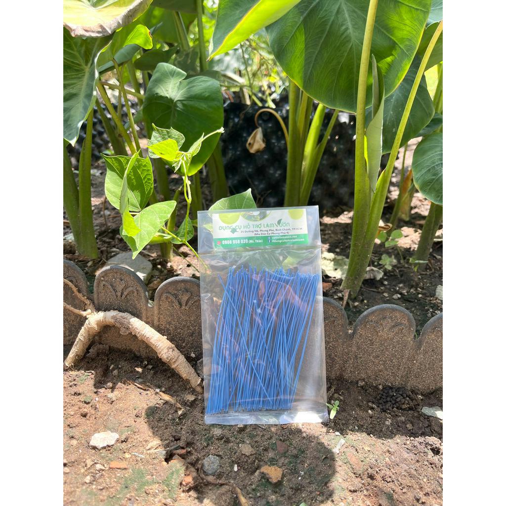 100 dây kẽm bọc nhựa 10cm