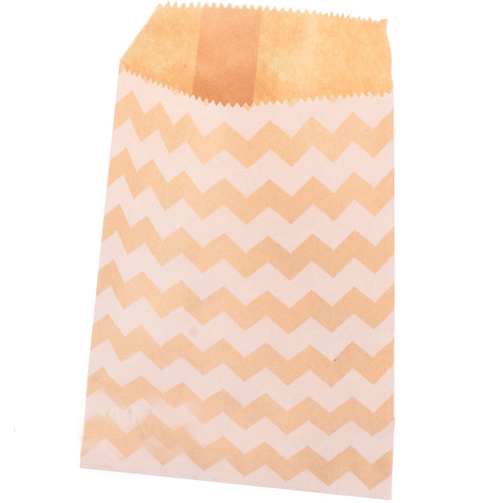 Bộ 50 túi giấy kraft đựng bánh kẹo và quà tặng kích thước 15x10cm tiện dụng