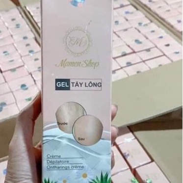 Kem [CHÍNH HÃNG] Tẩy Lông - Râu Vĩnh Viễn Mamen Shop 120ml - Triệt Lông Chân, Lông Tay, Lông Bikini, Ria Mép, Lông Nách