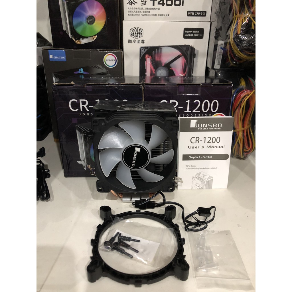 Tản nhiệt khí, Fan CPU RGB Jonsbo CR-1200 | CR-1400 | CR-1000 | CR-1000 White | Coolmoon UFOX