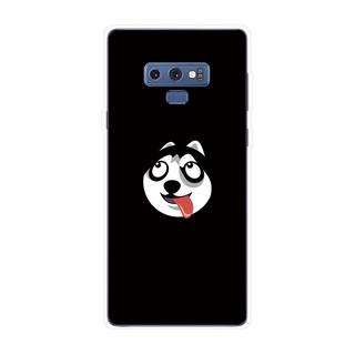 Ốp Lưng Samsung Galaxy Note 8 9 Note8 Note9 TPU mềm Case Cá tính đen tuyền Two