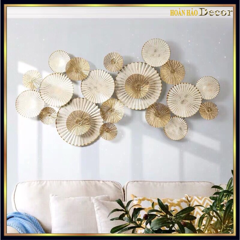 Tranh sắt decor treo tường nghệ thuật trang trí phòng khách, phòng ngủ Sieuthidecor đồ decor treo tường trang trí