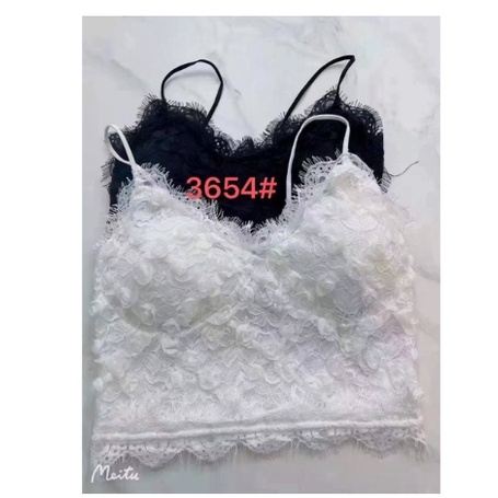 Mẫu mới nhất - Áo bra ren cao cấp hoa hồng 3d siêu xinh MS3654