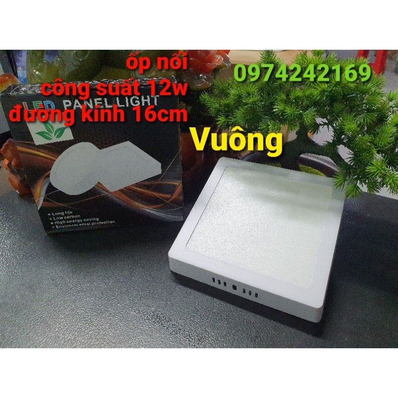 Đèn ốp nỗi vuông 6w.12w.18w.24w. (siêu sáng)