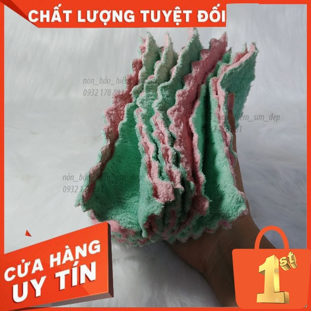 Khăn Lau Đa Năng Cao Cấp 2 Mặt_Khăn Lau Bếp_Khăn Lau Xe_Khăn Lau Nón_Khăn Giá Rẻ