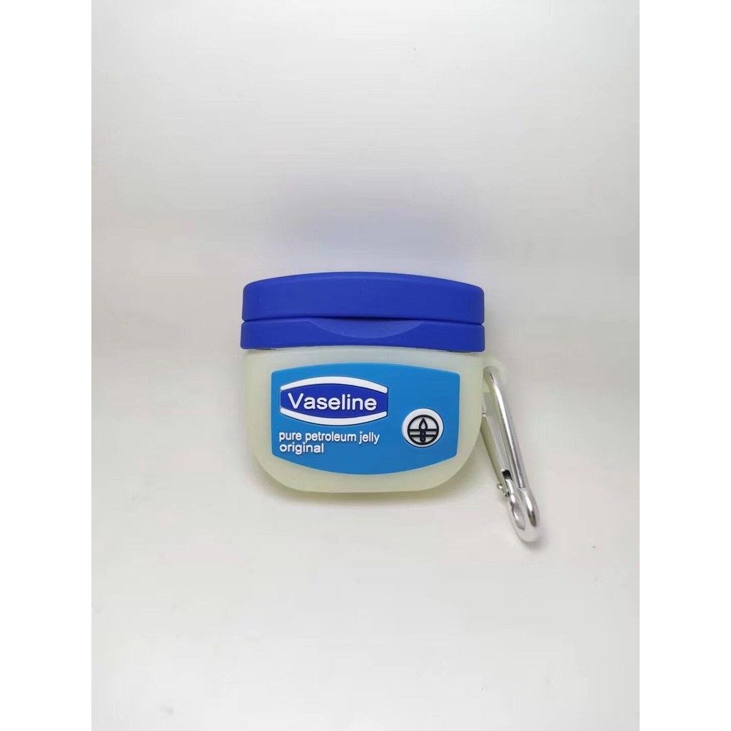 VASELINE Vỏ Bảo Vệ Hộp Sạc Tai Nghe airpods 1 2 3 pro 2 bluetooth Không Dây Chất Liệu Silicon Mềm Hình Bình Hoa Sáng Tạo