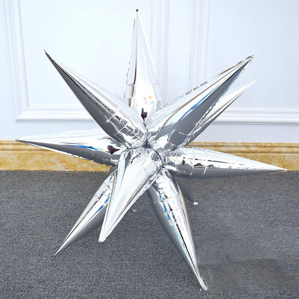 Bong Bóng Lá Nhôm Hình Nón Ngôi Sao Nổ GIOVANNI MIddle / Lớn Trang Trí Tiệc Tùng Cho Trẻ Em