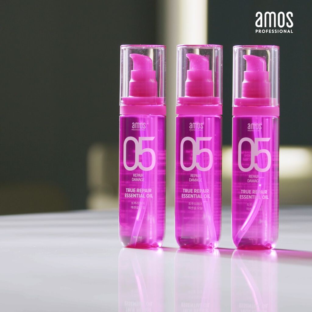 Tinh Chất Phục Hồi Tóc AMOS PROFESSIONAL True Repair Essential Oil 100ml Daily Beauty Official