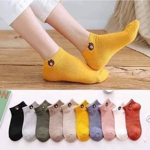 Tất Gấu Nhiều Màu Tươi Sáng - Giao Ngẫu Nhiên Màu