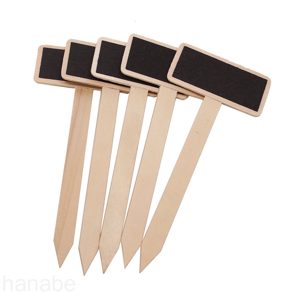 Bộ 20 Bảng Gỗ Viết Tên Chậu Hoa / Cây Cảnh Tiện Dụng