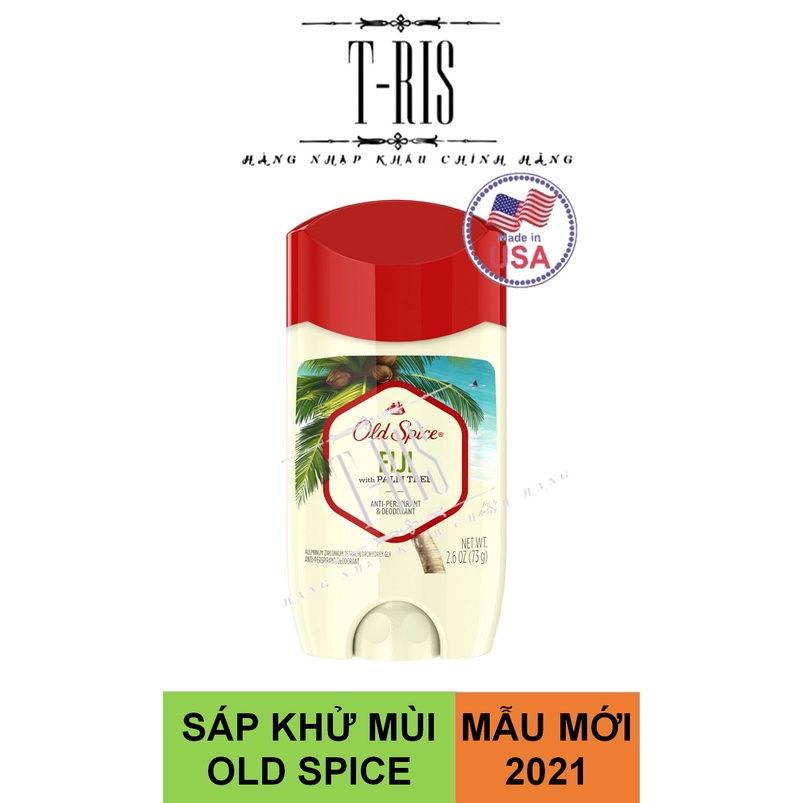 Sáp khử mùi Old Spice 73g ( Sáp ruột trắng- Khử mùi ngăn tiết mồ hôi)-Khử mùi hiệu quả- Nhập khẩu chính hãng Mỹ