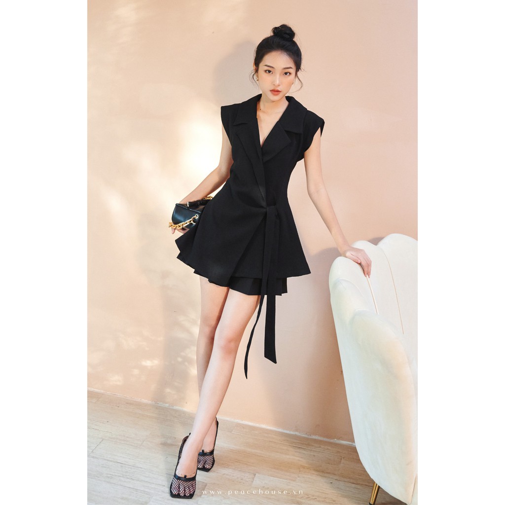 [Mã FAGREEN245 giảm 10% tối đa 30K đơn 99K] Đầm vest buộc dây , Peace House Clothing | BigBuy360 - bigbuy360.vn