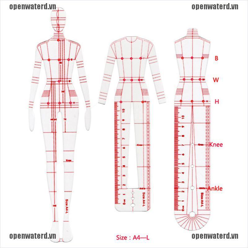 Thước vẽ chuyên dụng cho thiết kế bản vẽ thời trang
