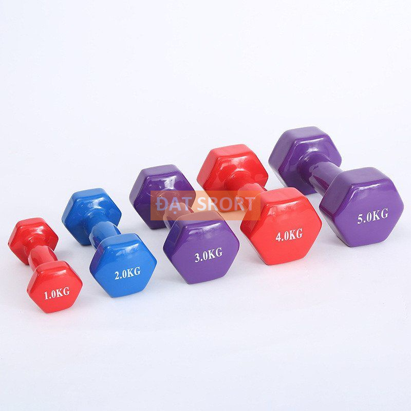 Tạ Tay Bọc Cao Su Loại 6 KG - Tập Gym , Thể Thao Tại Nhà , Phòng Tập