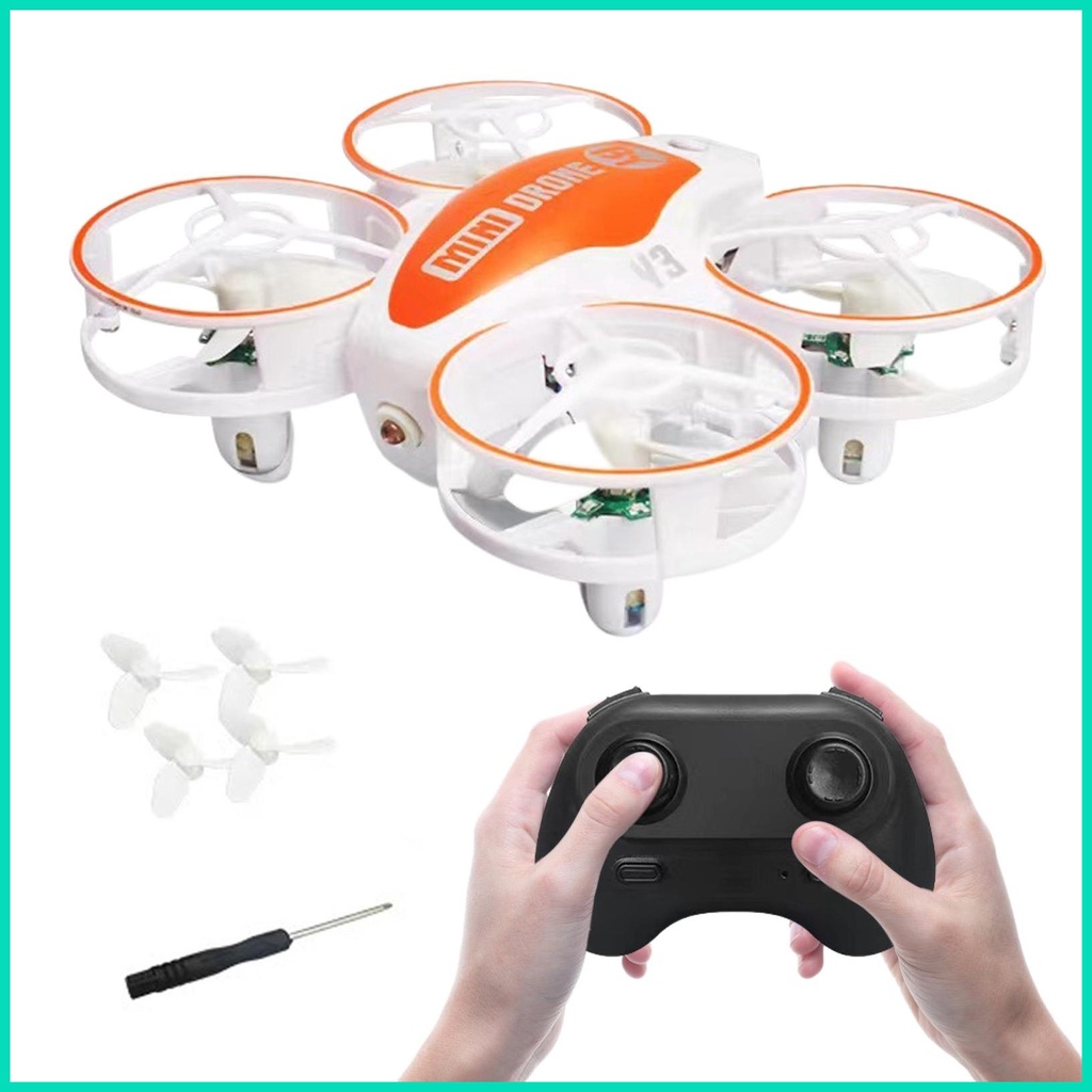 Máy Bay Trực Thăng Bốn Cánh Mini Không Dây Sạc Lại Được Làm Quà Tặng Tuyệt Vời Cho Bé Trai Và Bé Gái
