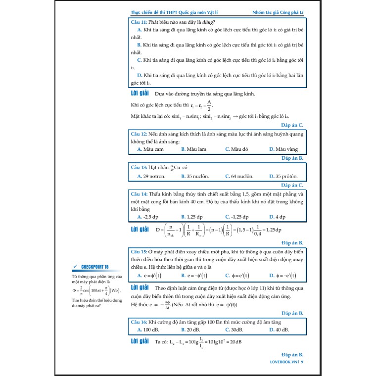 Sách - Thực chiến đề thi THPT Quốc gia môn Lí