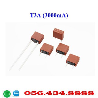 [Combo 20 chiếc] Cầu chì hộp vuông 3A (3000mA)