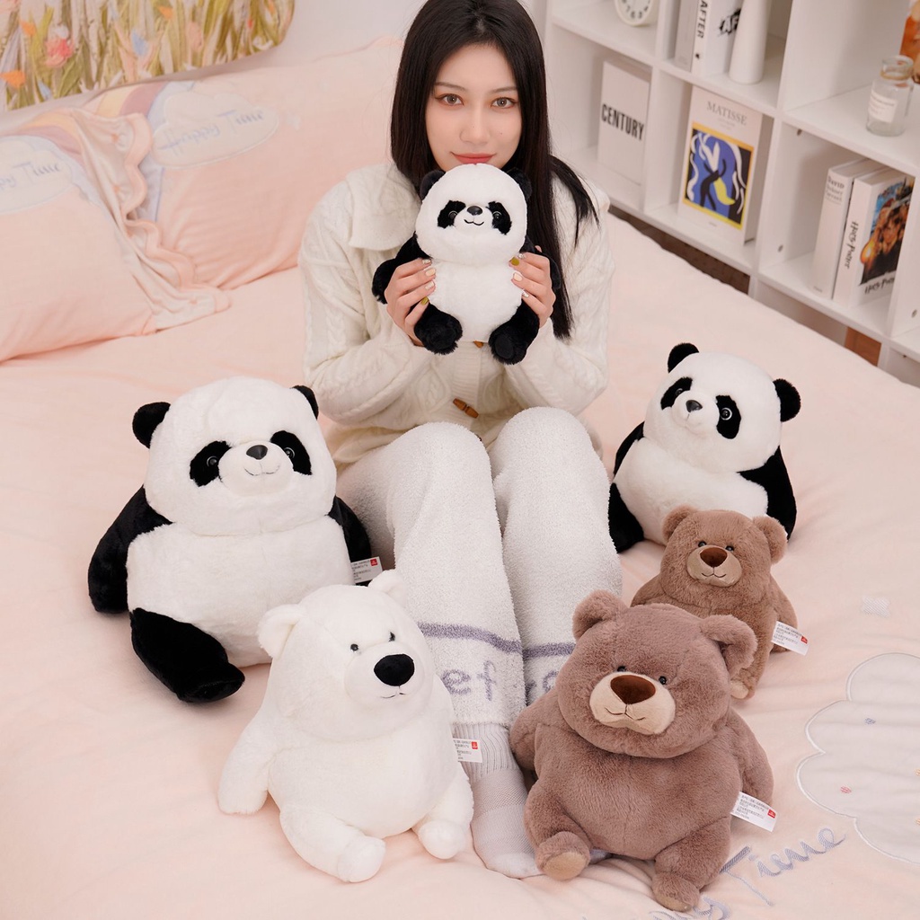 Gấu Trúc Nhồi Bông Mềm Mại Dễ Thương