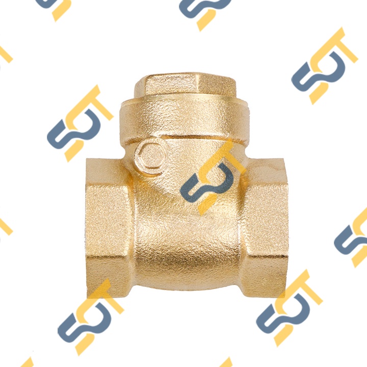 [HÀNG VIỆT NAM] Van một chiều dùng lá lật ngăn nước chảy ngược phù hợp với đường nước sinh hoạt thủy cục- Bằng Đồng thau