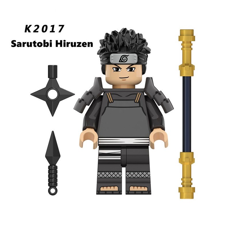 LEGO NARUTO MINIFIGURES KDL803 Sarutobi Hiruzen Orochimaru Rock Lee Aburame Shino