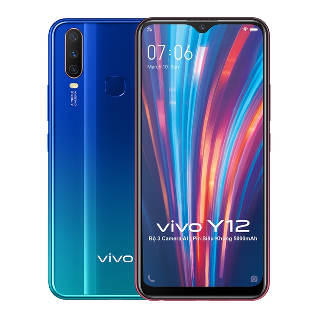 Điện thoại Vivo Y12 3Gb + 64Gb - Hàng chính hãng | BigBuy360 - bigbuy360.vn