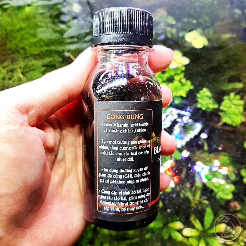 Nước Đen Đậm Đặc Black Water | Chế Phẩm Dưỡng Cá/ Tép - Bổ Sung Acid Humic &amp; Tạo Môi Trường Gần Giống Tự Nhiên