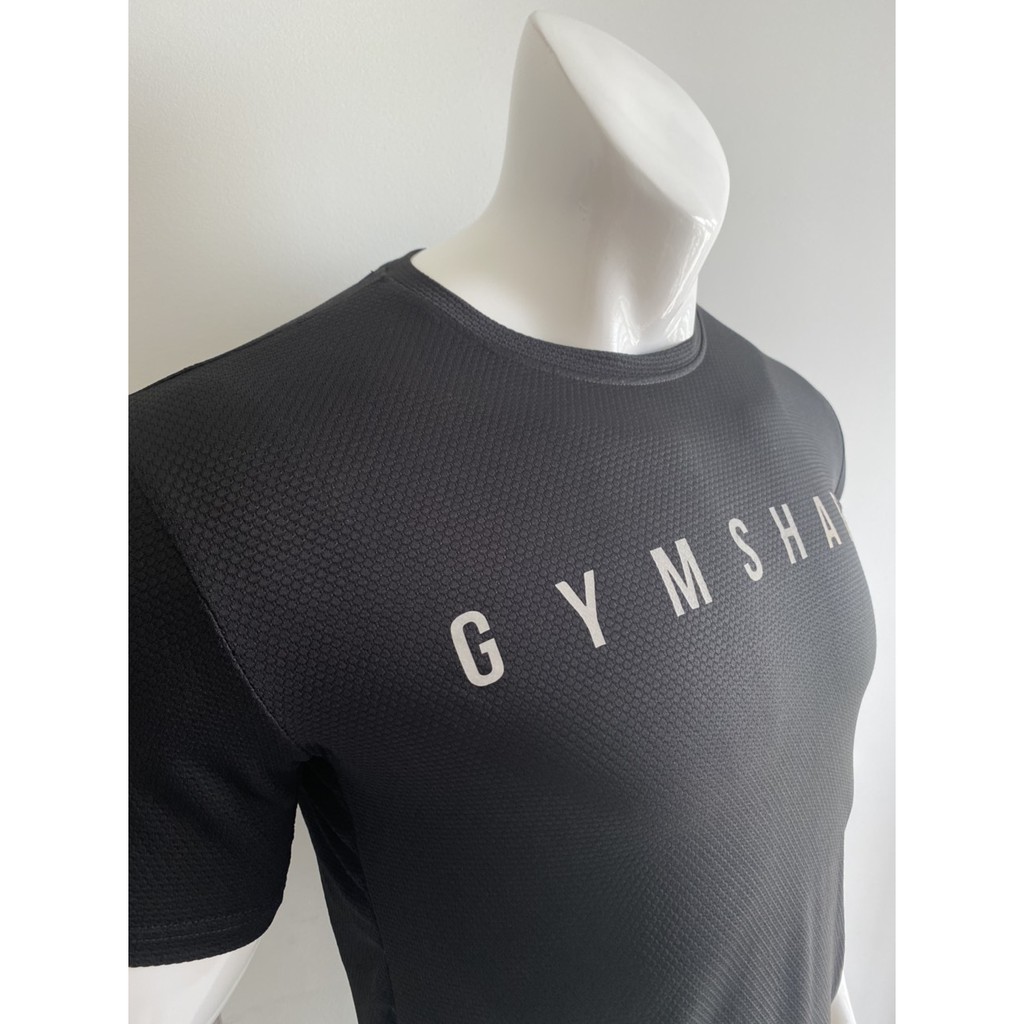 Áo thun tập gym cao cấp GymShark vải da rắn siêu chất - BiT Fitness TEE.GS.DR